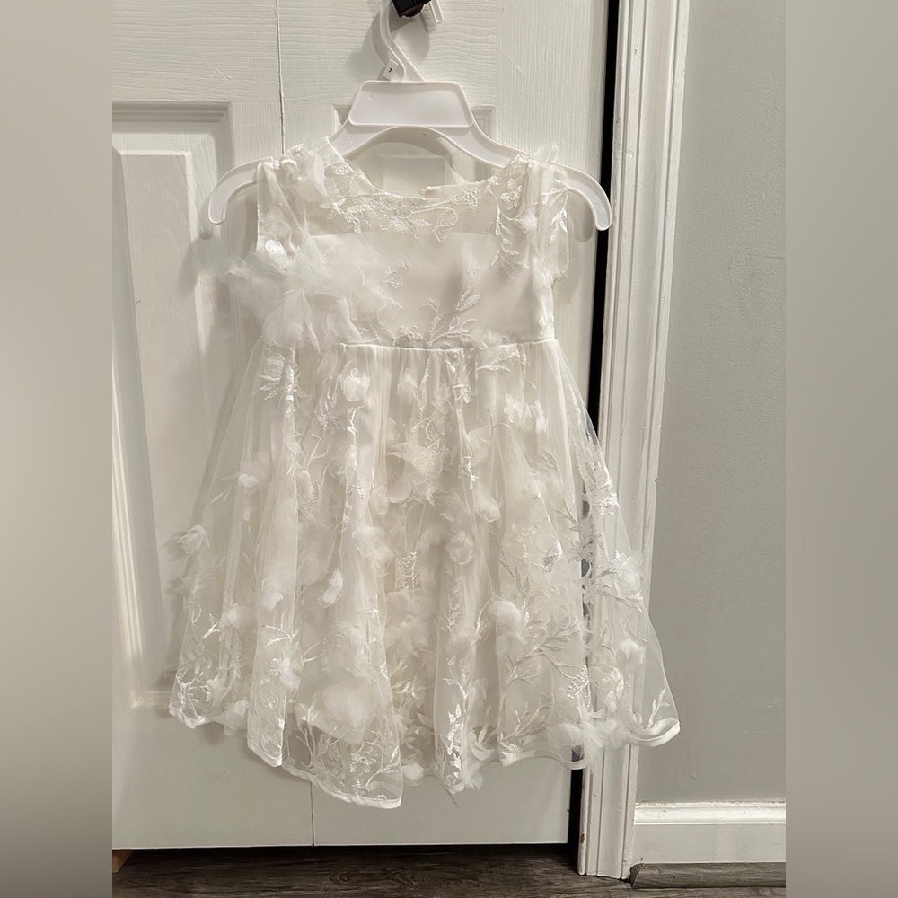 MARCHESA NOTTE KIDS' LITTLE GIRL'S & GIRL'S POSEY DRESS IN IVORY